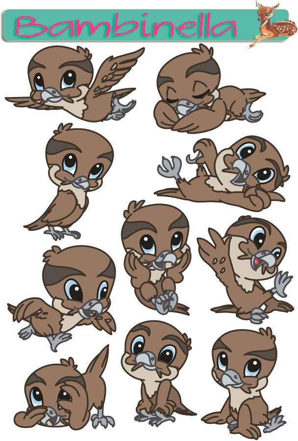 Stickerparade - Falke - 10 Sticker