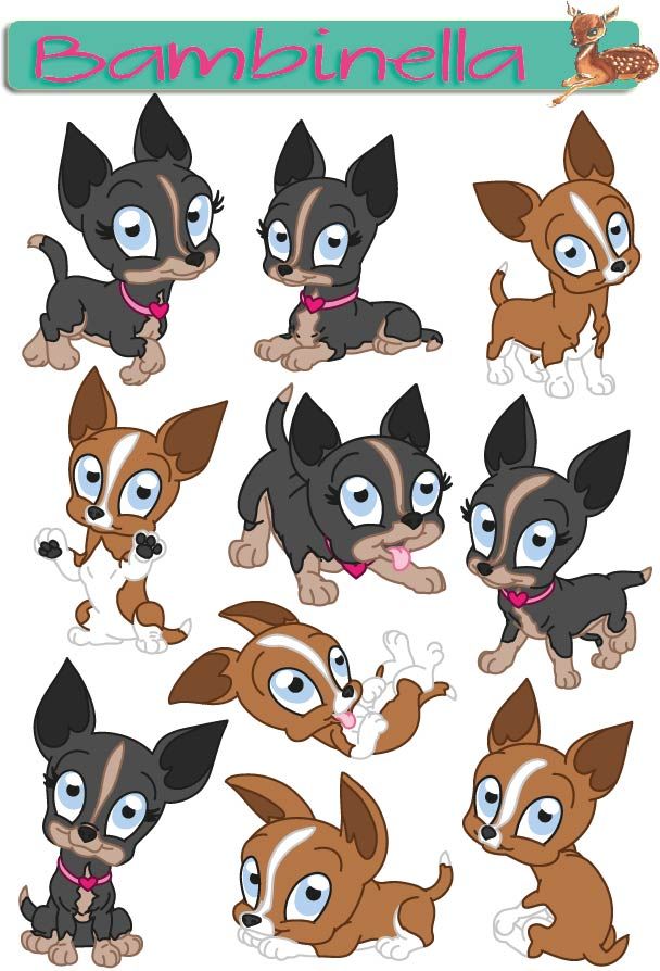 Stickerparade - Chihuahua - 10 Sticker