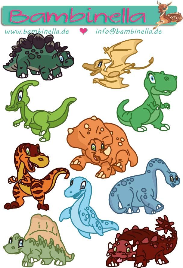 Stickerparade - Dinos - 10 Sticker
