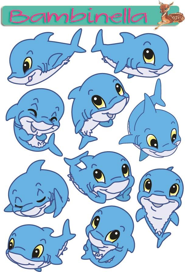 Stickerparade - Hai - 10 Sticker