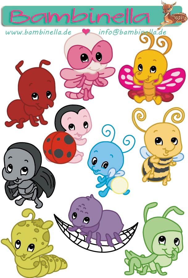 Stickerparade - Käfer - 10 Sticker