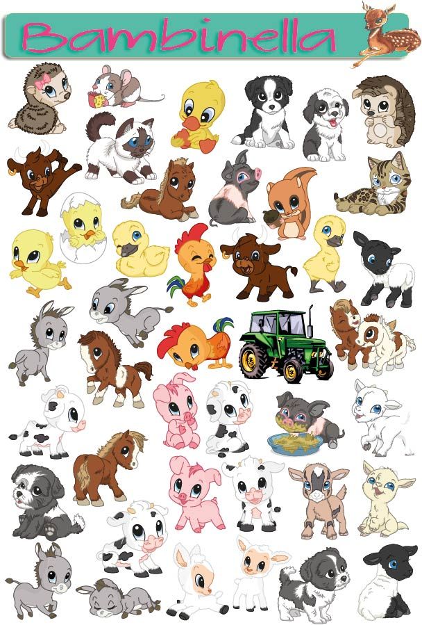 Stickerparade Klebesticker - Bauernhof mini - 43 Sticker
