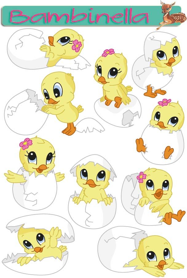 Stickerparade - Küken - 10 Sticker