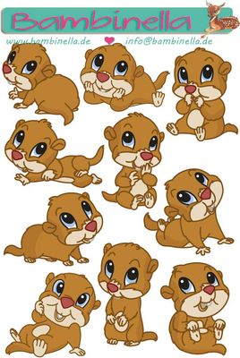 Stickerparade - Murmeltier - 10 Sticker