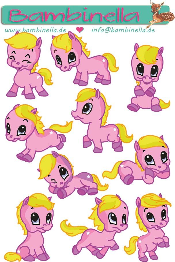 Stickerparade - Pferd - 10 Sticker