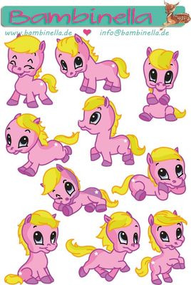 Stickerparade - Pferd - 10 Sticker