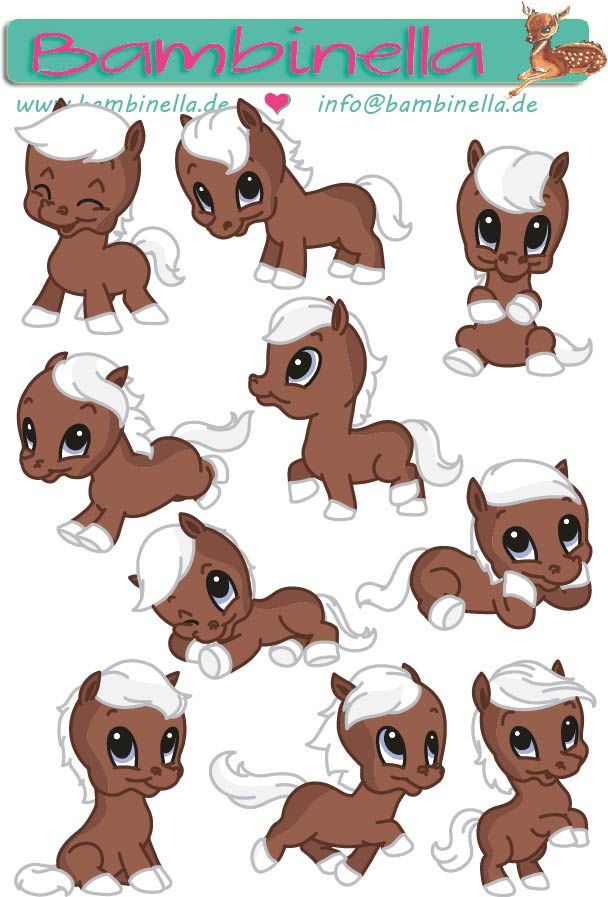 Stickerparade - Pferd - 10 Sticker