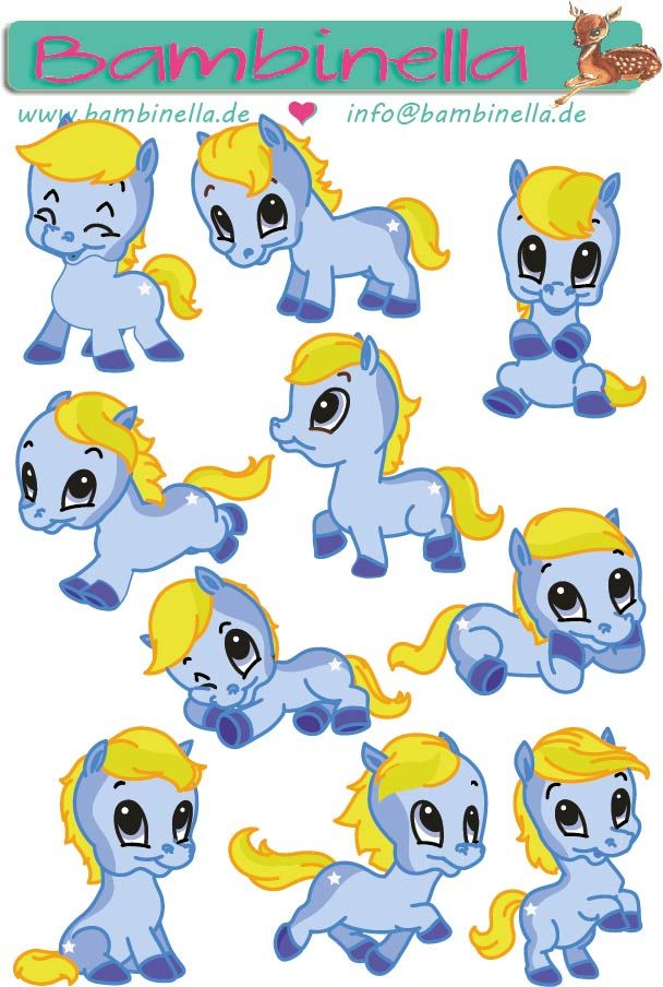 Stickerparade - Pferd - 10 Sticker