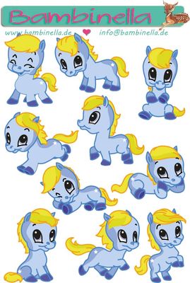 Stickerparade - Pferd - 10 Sticker