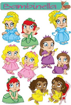 Stickerparade - Prinzessin   - 10 Sticker