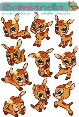 Stickerparade - Reh- 10 Sticker