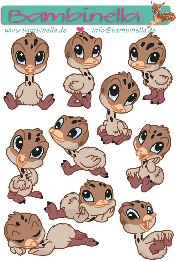 Stickerparade - Strauß - 10 Sticker