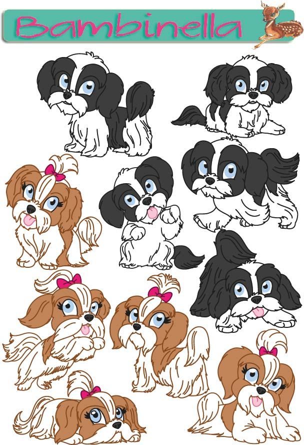 Stickerparade - Shi Tzu - 10 Sticker