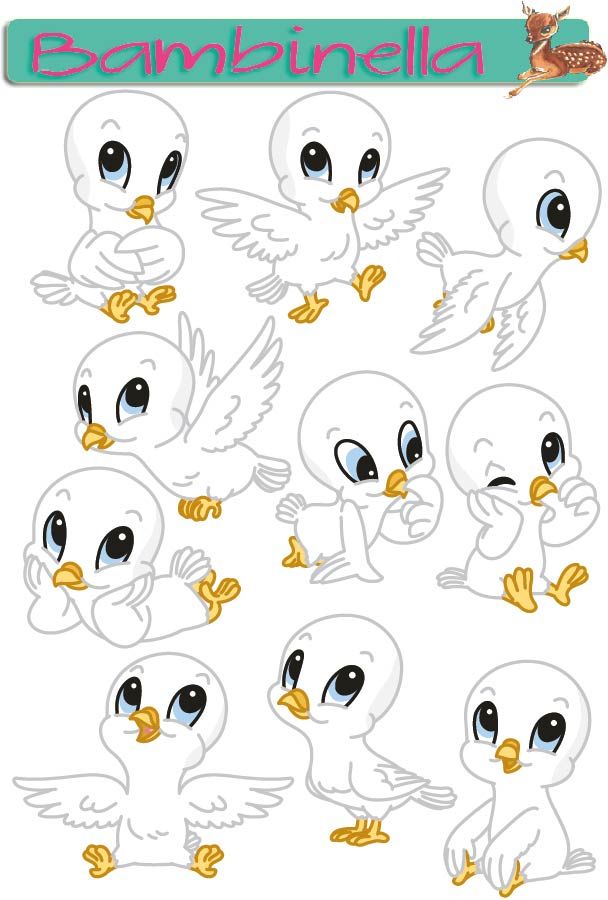 Stickerparade - Taube - 10 Sticker