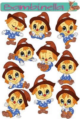 Stickerparade - Vogelscheuche - 10 Sticker