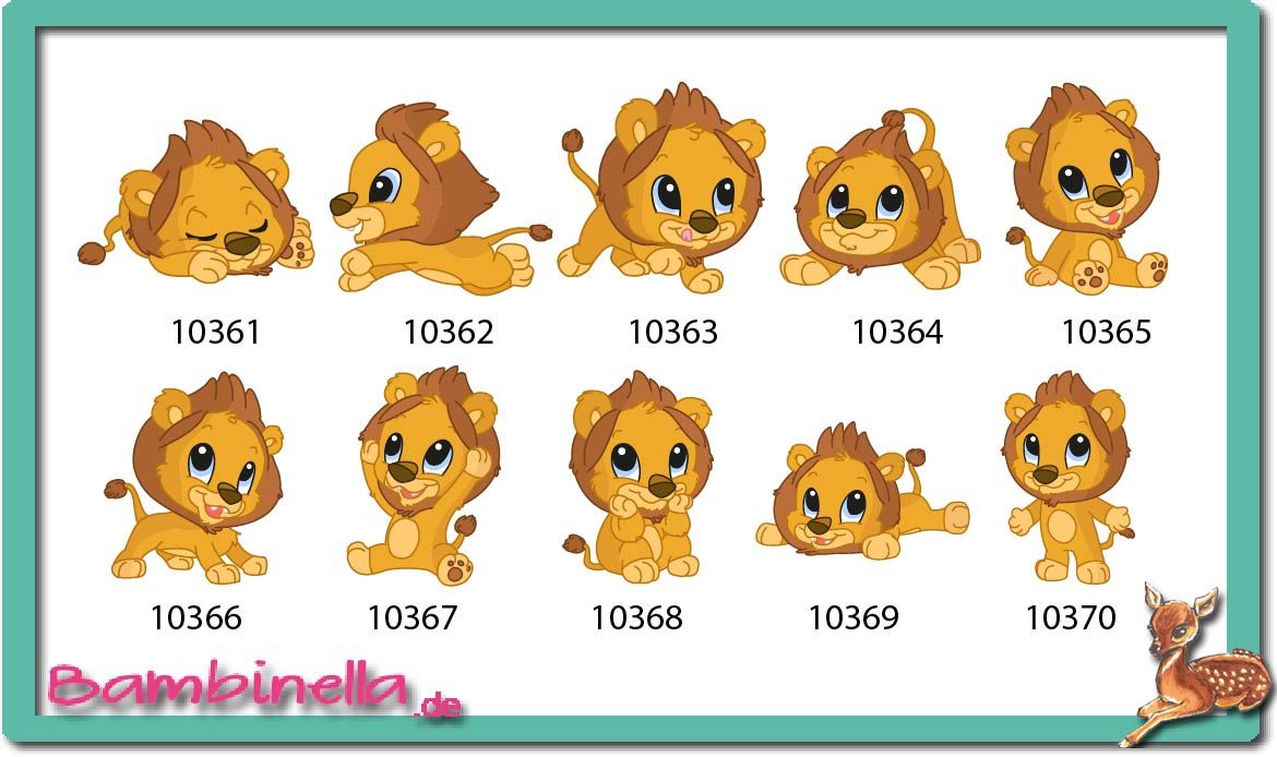 Bügelbild  Velour/Flock Bügelapplikation: Löwe