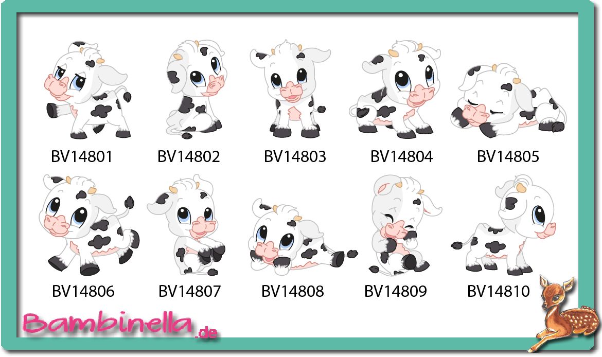 Bügelbild  Velour/Flock Bügelapplikation: Kuh