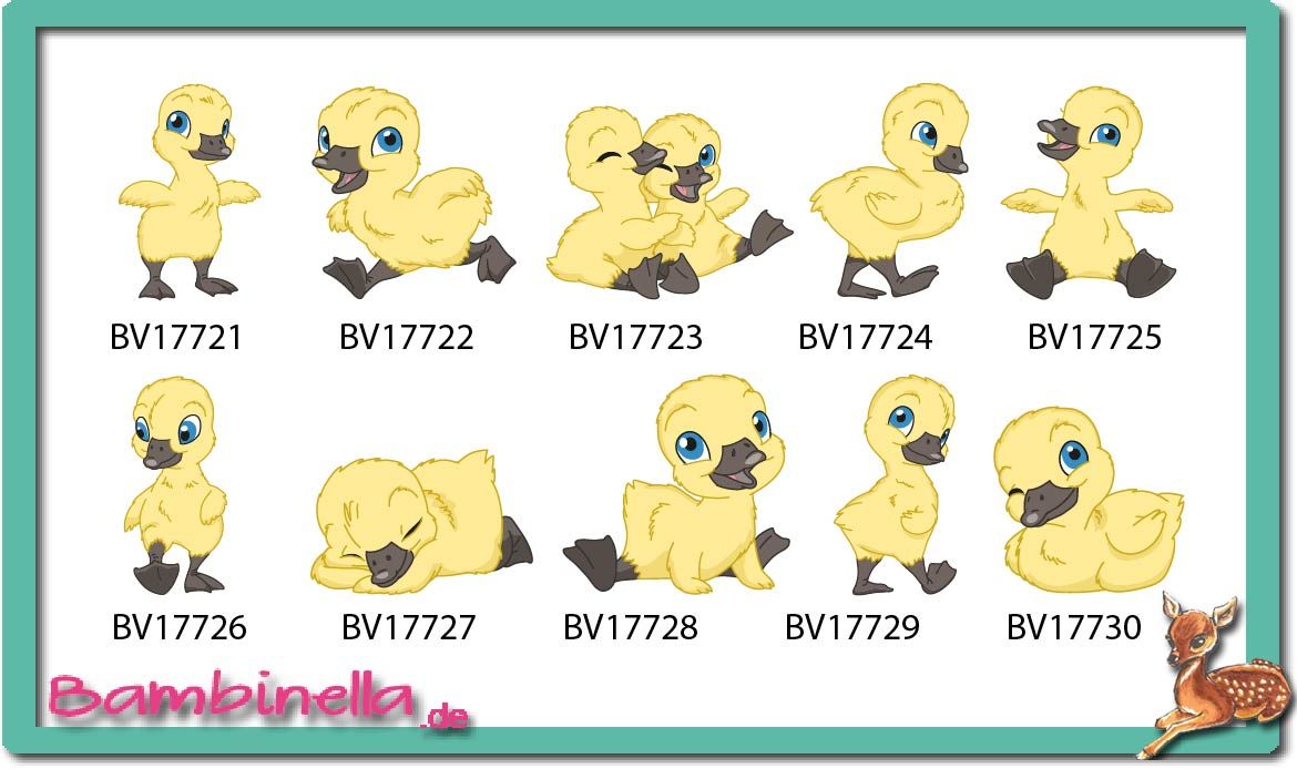 Bügelbild  Velour/Flock Bügelapplikation: Gans