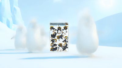 Stickerparade - Haubenpinguin - 10 Sticker