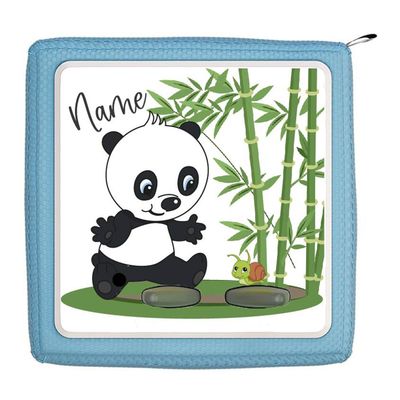 Toniebox Schutzfolie  - personalisierbar | Panda mit Schnecke
