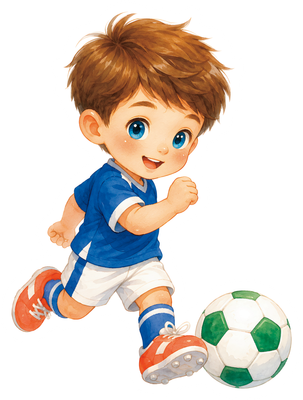 WM 2026 - Bambinella®  Fußballer Fußballkinder in Aktion - 10 Motivsticker zum Sammeln und Tauschen