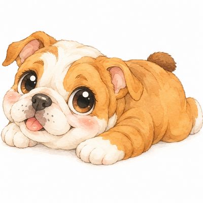 DTF - Englische Bulldogge – kleine Kuschelpause