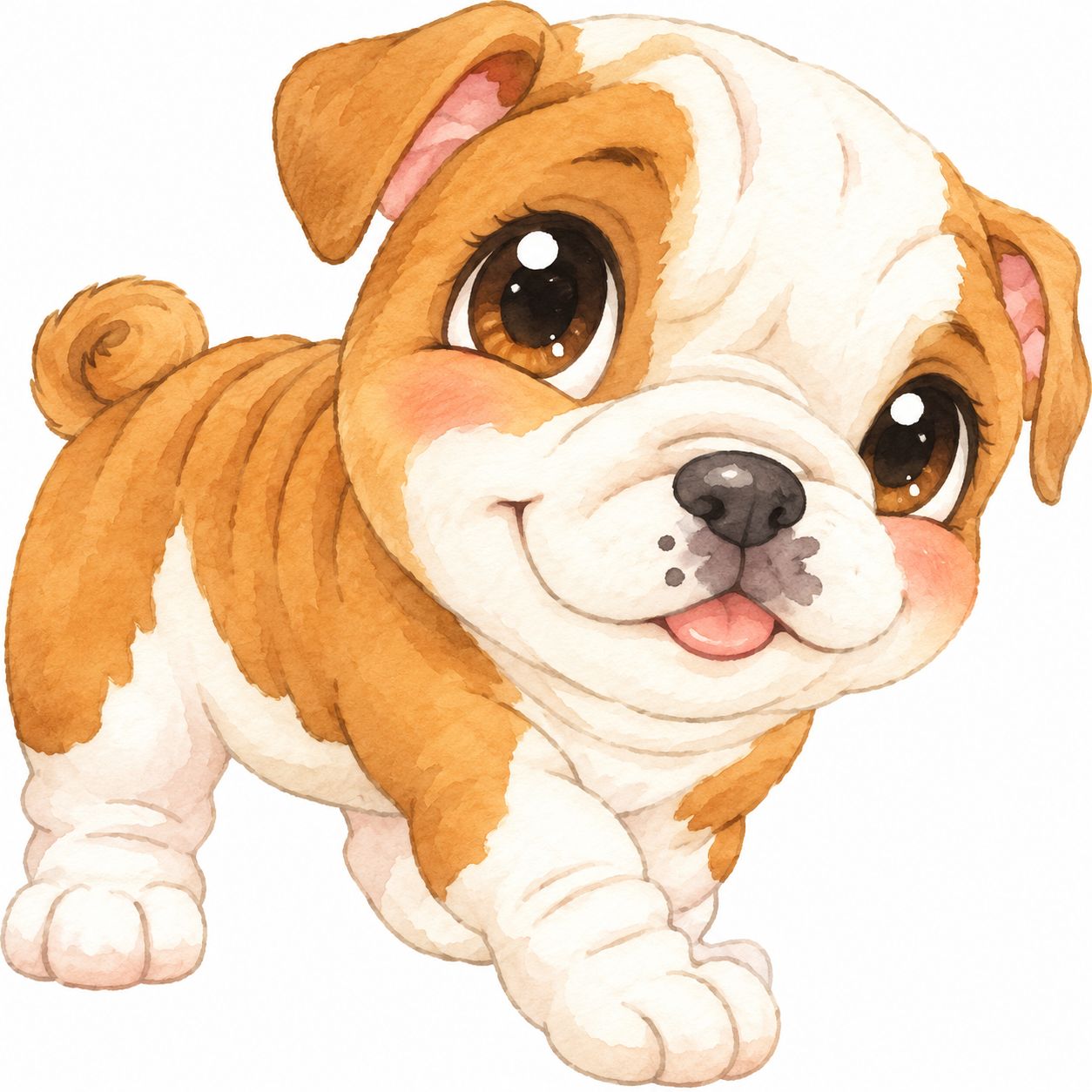 DTF - Englische Bulldogge – neugierig auf Entdeckungstour