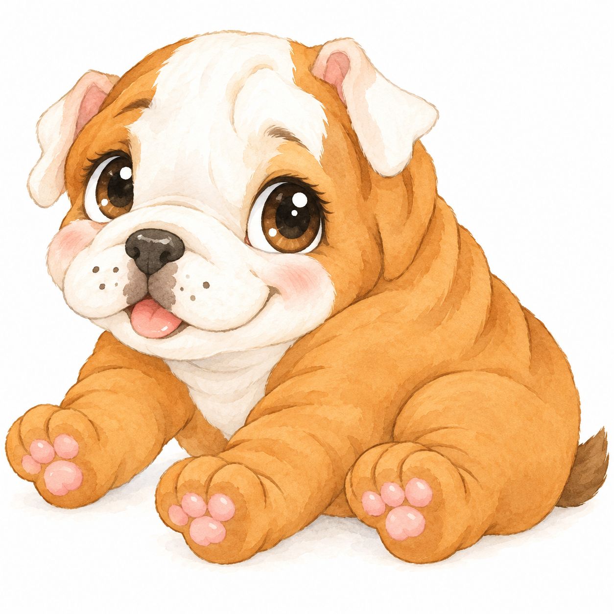 DTF - Englische Bulldogge – knuffig mit großen Pfoten