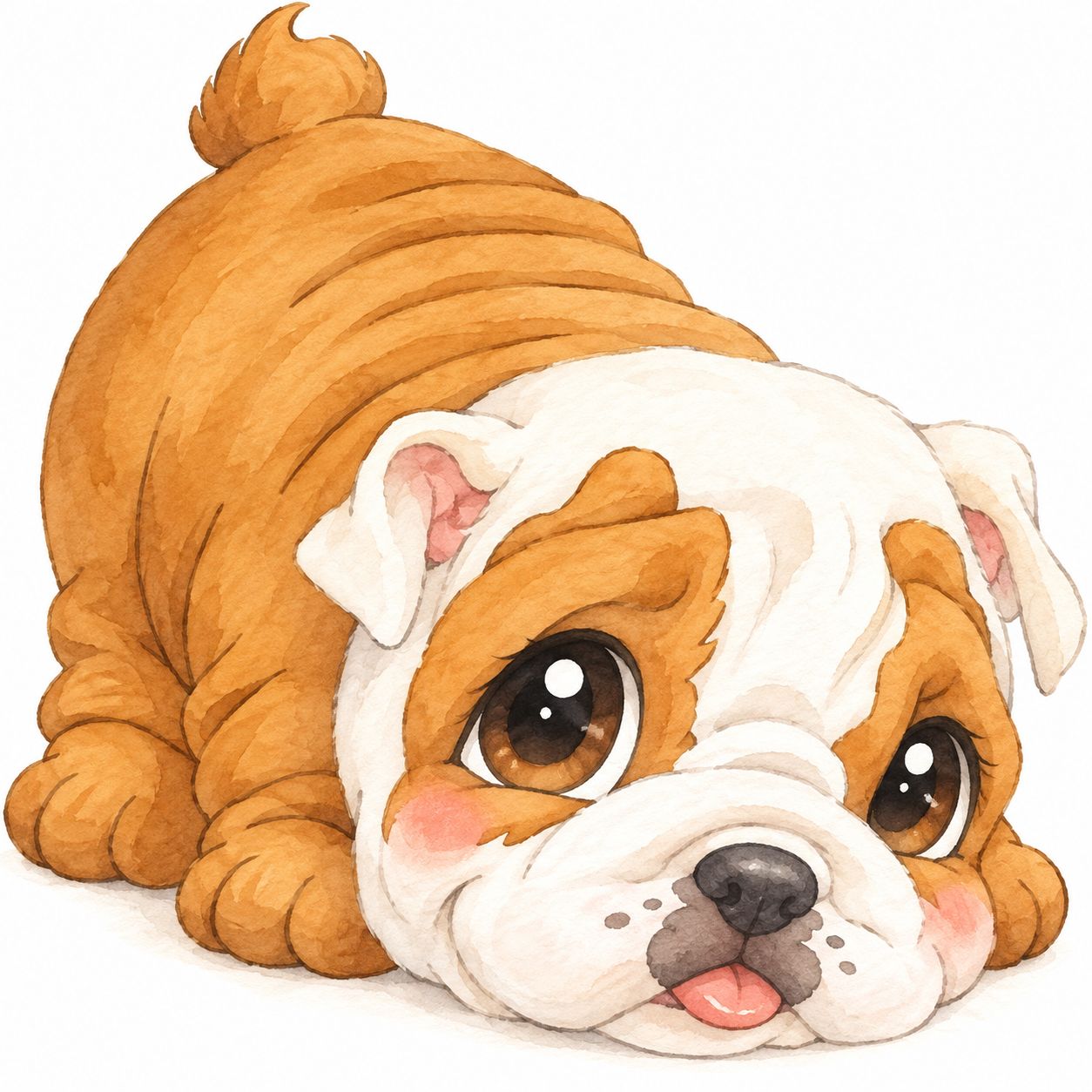 DTF - Englische Bulldogge – bereit zum Spielen