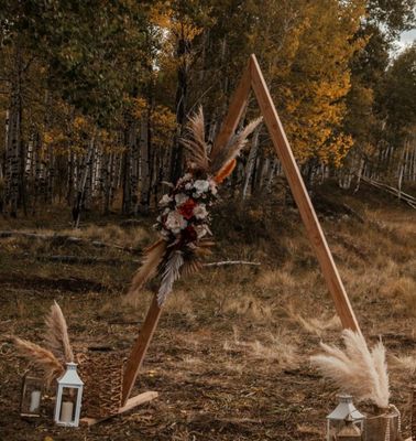 Backdrop driehoek 225cm