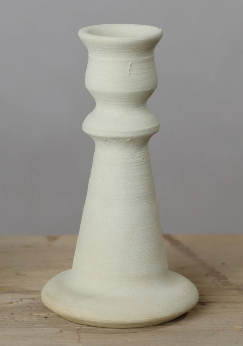 Kandelaar natuur wit