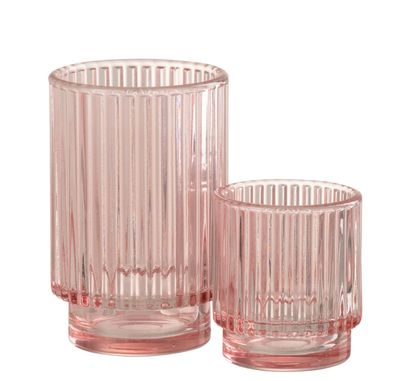 Theelichthouders roze