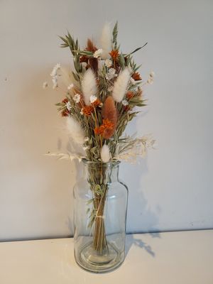 Rijkelijk gevuld boeket droogbloemen - Feels like spring (grootste maat van de kleinere boeketjes)