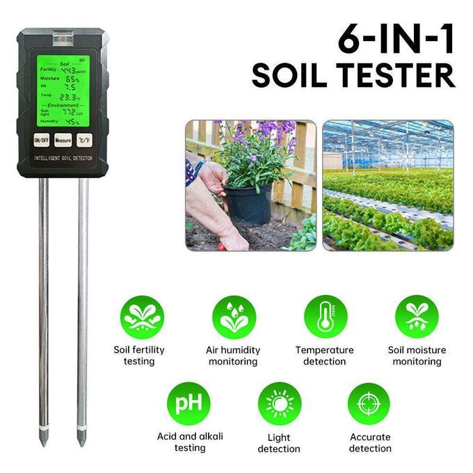 Digital Soil Moisture &amp; Temp Meter