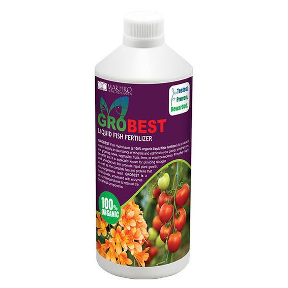 Grobest FH100 Organic Liquid Fish Fert 500ml