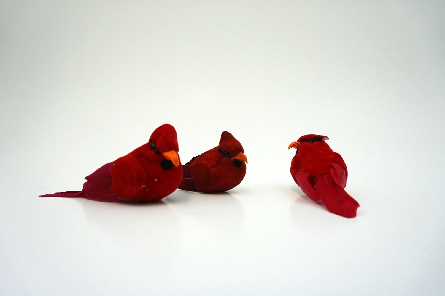 2" Cardinal w/ Feathers