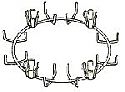 Clamp advent ring/30 per box