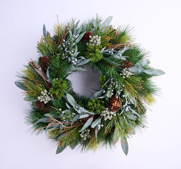 Mixed Pine/Cedar/Laurel Wreath