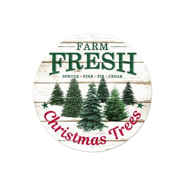 8" Farm Fresh ChristmasTree Sig