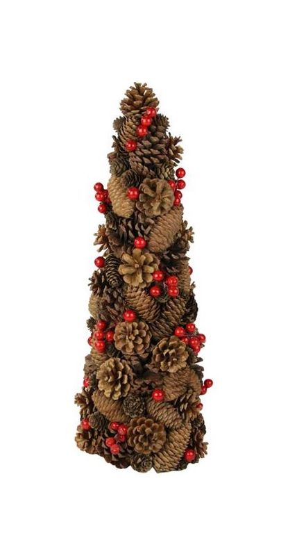 20"H x 7.5"Dia Pinecone/Berry Cone
