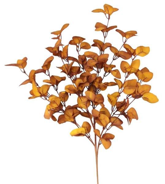 23" Orange Leaf Spray
