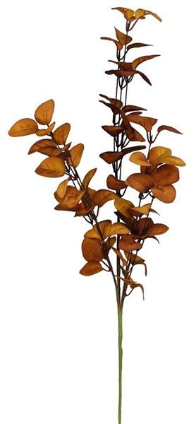 29" Eva Rose Leaf Spray Orange