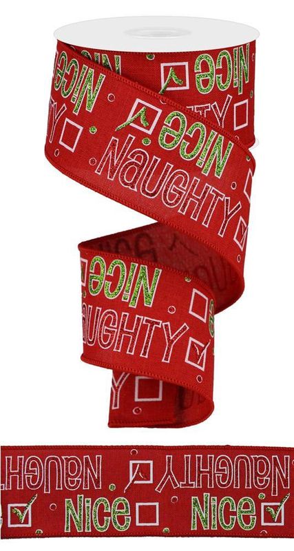 Naughty or Nice on Royal 2.5" x 100 feet