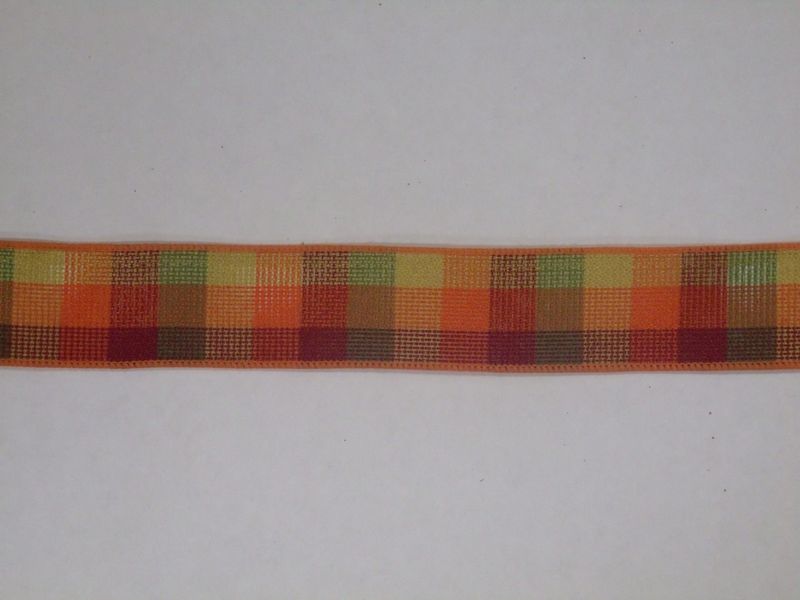 Fall Checks Org/Grn #9 25yd.