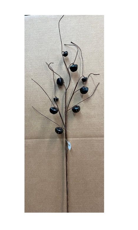 31" L Jingle Bell Spray - Matte Black