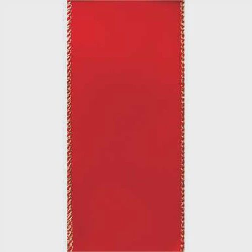 Value Velvet #9 x 50 yd Red/Gold Edge