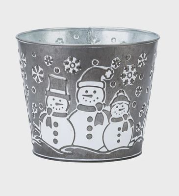 6.5" Snowmen Pot Cover