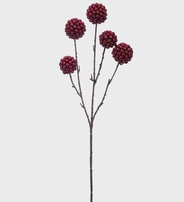 Burgundy Berry Ball Spray