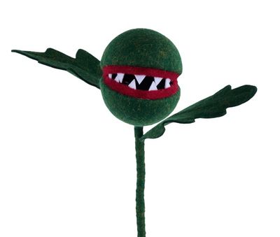 30"L x 4.33"W Felt Venus Fly Trap Spray