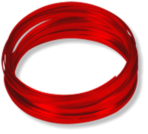 Flat Wire - Red 3/16inch